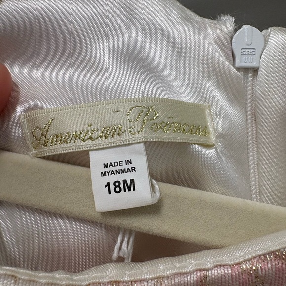 SOLD ❤️ American Princess | Tule Embroidered Occasion Dress - Picture 5 of 5